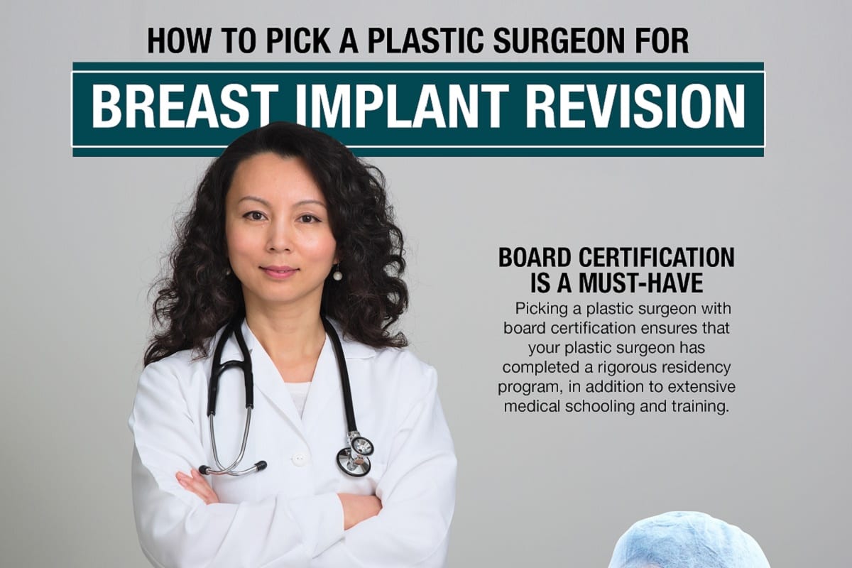 How to Pick a Plastic Surgeon for Breast Implant Revision [Infographic]