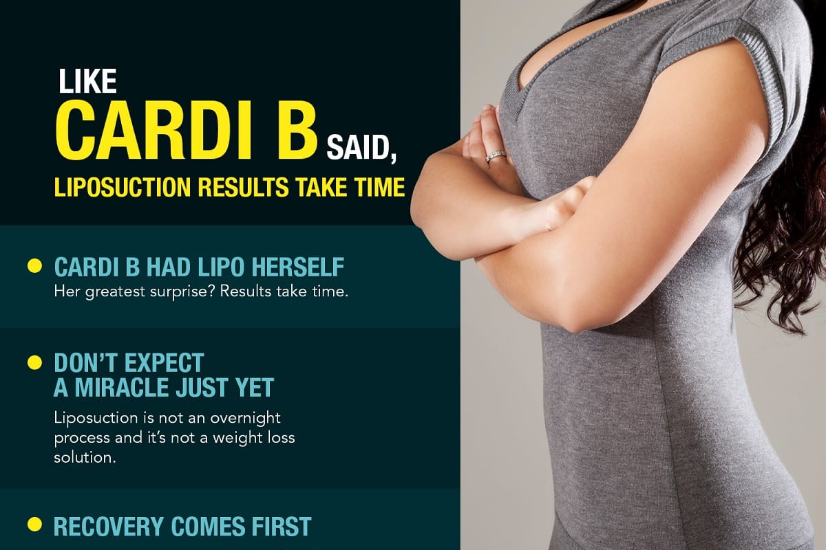 Like Cardi B Said, Liposuction Results Take Time [Infographic]