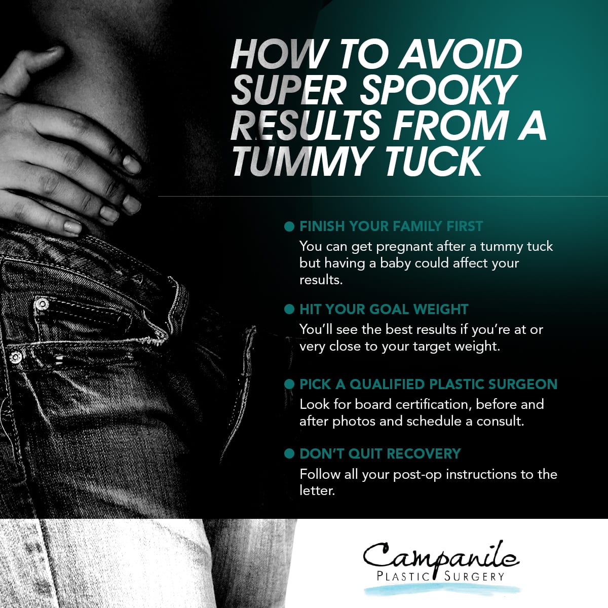 How to Avoid Super Spooky Results from a Tummy Tuck [Infographic]