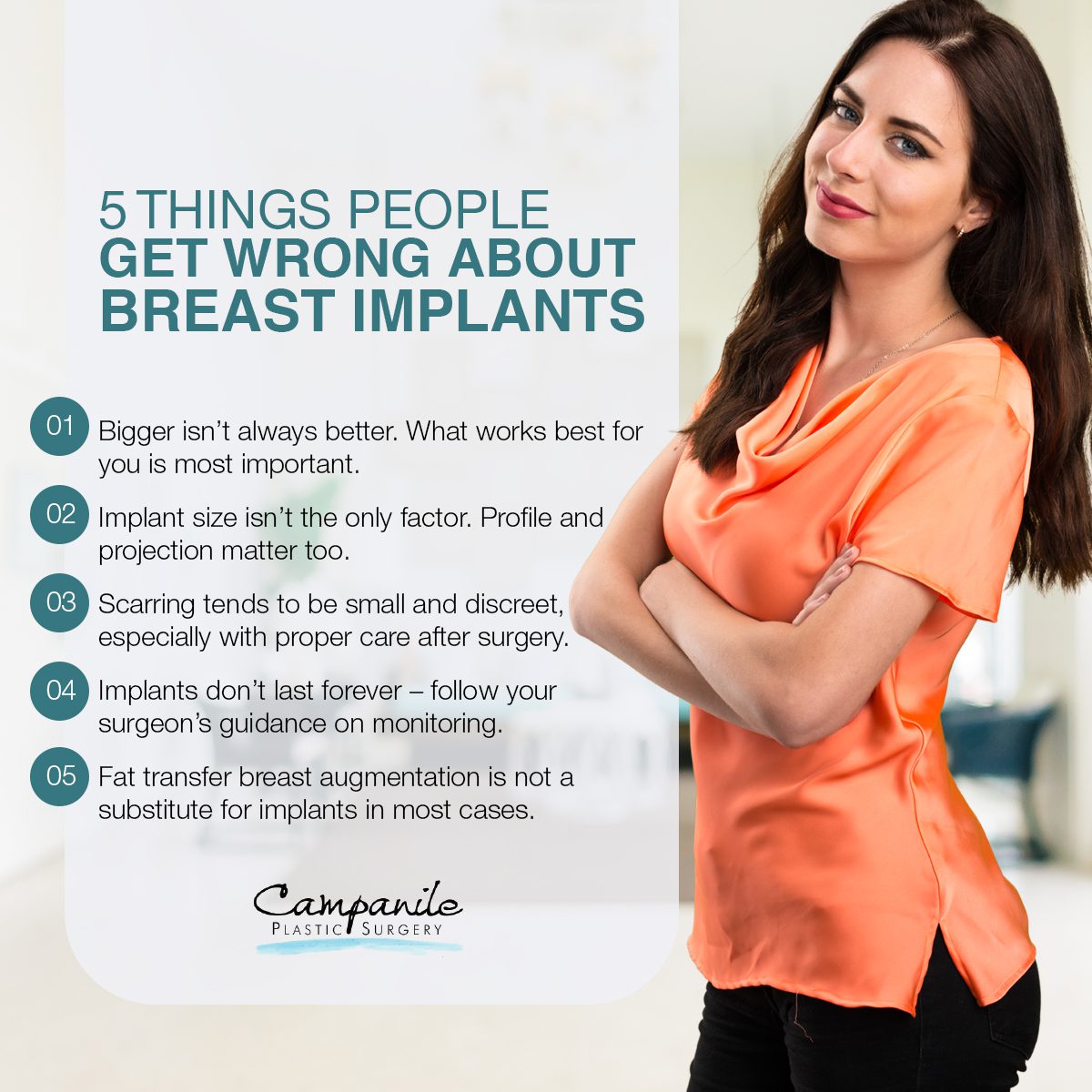 5 Things People Get Wrong about Breast Implants